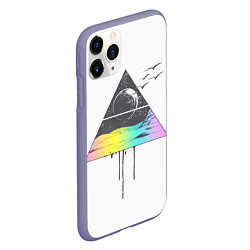 Чехол iPhone 11 Pro матовый Окно в неизвестность, цвет: 3D-серый — фото 2