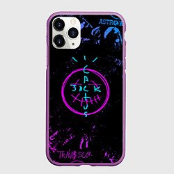 Чехол iPhone 11 Pro матовый Fortnite x Travis Scott, цвет: 3D-фиолетовый