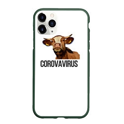 Чехол iPhone 11 Pro матовый Corovavirus