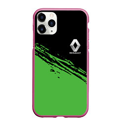 Чехол iPhone 11 Pro матовый Renault Green