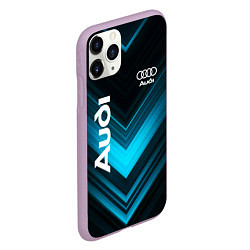 Чехол iPhone 11 Pro матовый Audi sport auto, цвет: 3D-сиреневый — фото 2