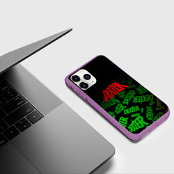 Чехол iPhone 11 Pro матовый Декстер Новая Кровь Супер сериал!!!, цвет: 3D-фиолетовый — фото 2