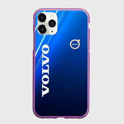 Чехол iPhone 11 Pro матовый Volvo Sport Auto, цвет: 3D-фиолетовый