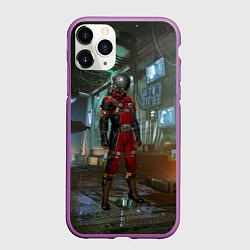 Чехол iPhone 11 Pro матовый PREY SPACE GAME, цвет: 3D-фиолетовый