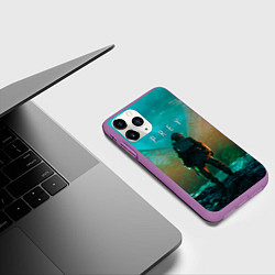 Чехол iPhone 11 Pro матовый PREY ЗЕМЛЯ, цвет: 3D-фиолетовый — фото 2