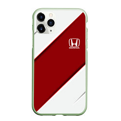 Чехол iPhone 11 Pro матовый Honda - Red sport