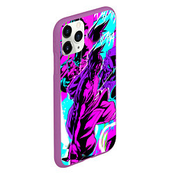 Чехол iPhone 11 Pro матовый Katana Zero Файтинг Катана Зеро Игра, цвет: 3D-фиолетовый — фото 2