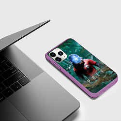 Чехол iPhone 11 Pro матовый Prey game, цвет: 3D-фиолетовый — фото 2