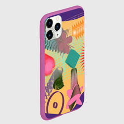 Чехол iPhone 11 Pro матовый Марсианский пейзаж, цвет: 3D-фиолетовый — фото 2