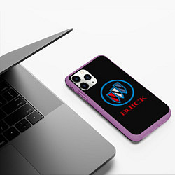 Чехол iPhone 11 Pro матовый Buick Emblem Logo, цвет: 3D-фиолетовый — фото 2