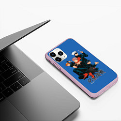 Чехол iPhone 11 Pro матовый Magic team here, цвет: 3D-розовый — фото 2