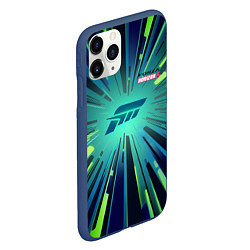Чехол iPhone 11 Pro матовый Neon Forza Horizon 5, цвет: 3D-тёмно-синий — фото 2