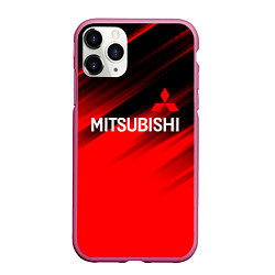Чехол iPhone 11 Pro матовый Mitsubishi - Red Sport