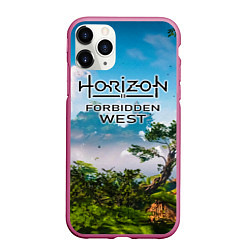 Чехол iPhone 11 Pro матовый Horizon Forbidden West Хоризон Запретный Запад