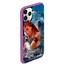 Чехол iPhone 11 Pro матовый Aloy Horizon, цвет: 3D-фиолетовый — фото 2