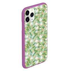 Чехол iPhone 11 Pro матовый Купюры 200 рублей, цвет: 3D-фиолетовый — фото 2