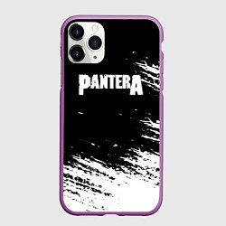 Чехол iPhone 11 Pro матовый Pantera Logo, цвет: 3D-фиолетовый