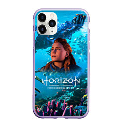 Чехол iPhone 11 Pro матовый Horizon Forbidden West Подводный мир