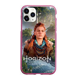 Чехол iPhone 11 Pro матовый Элой дикий лес Horizon