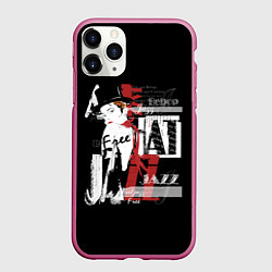 Чехол iPhone 11 Pro матовый JAZZ девушка