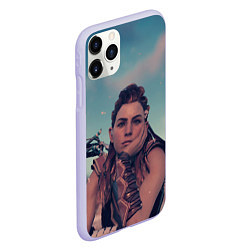 Чехол iPhone 11 Pro матовый Horizon Forbidden West - Aloy, цвет: 3D-светло-сиреневый — фото 2