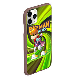 Чехол iPhone 11 Pro матовый Уставший Rayman Legends, цвет: 3D-коричневый — фото 2