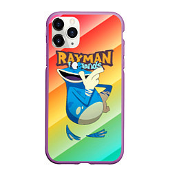 Чехол iPhone 11 Pro матовый Rayman globox радуга