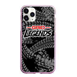 Чехол iPhone 11 Pro матовый Grid Legends Гонки