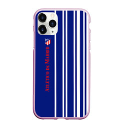 Чехол iPhone 11 Pro матовый ATLETICO MADRID АТЛЕТИКО МАДРИД, цвет: 3D-розовый