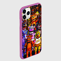 Чехол iPhone 11 Pro матовый Fnaf UCN, цвет: 3D-фиолетовый — фото 2