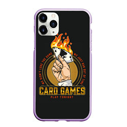 Чехол iPhone 11 Pro матовый CARD GAMES