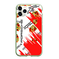 Чехол iPhone 11 Pro матовый Porsche sport