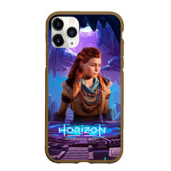 Чехол iPhone 11 Pro матовый Horizon Aloy Элой Forbidden West, цвет: 3D-коричневый