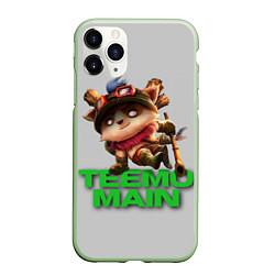 Чехол iPhone 11 Pro матовый Teemo main, цвет: 3D-салатовый