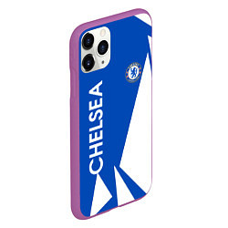 Чехол iPhone 11 Pro матовый Челси спорт, цвет: 3D-фиолетовый — фото 2