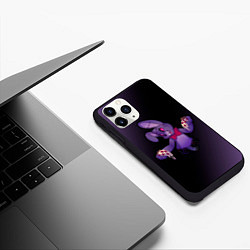 Чехол iPhone 11 Pro матовый FNAF - БОННИ, цвет: 3D-черный — фото 2