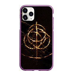 Чехол iPhone 11 Pro матовый ELDEN RING SYMBOL ВЕЛИКИЕ РУНЫ, цвет: 3D-фиолетовый