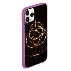 Чехол iPhone 11 Pro матовый ELDEN RING SYMBOL ВЕЛИКИЕ РУНЫ, цвет: 3D-фиолетовый — фото 2