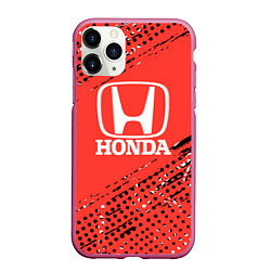 Чехол iPhone 11 Pro матовый HONDA хонда sport