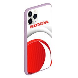 Чехол iPhone 11 Pro матовый Хонда HONDA, цвет: 3D-сиреневый — фото 2