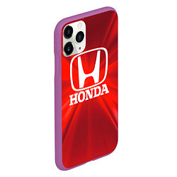 Чехол iPhone 11 Pro матовый Хонда HONDA, цвет: 3D-фиолетовый — фото 2