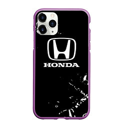 Чехол iPhone 11 Pro матовый Honda CR-Z, цвет: 3D-фиолетовый