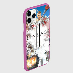 Чехол iPhone 11 Pro матовый Hero of Lineage, цвет: 3D-фиолетовый — фото 2
