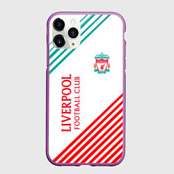 Чехол iPhone 11 Pro матовый LIVERPOOL ЛИВЕРПУЛЬ, цвет: 3D-фиолетовый