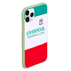 Чехол iPhone 11 Pro матовый Liverpool sport, цвет: 3D-салатовый — фото 2