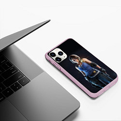 Чехол iPhone 11 Pro матовый Resident Evil 3: Nemesis, цвет: 3D-розовый — фото 2