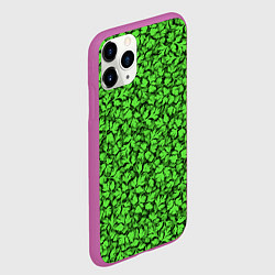 Чехол iPhone 11 Pro матовый Кинза, цвет: 3D-фиолетовый — фото 2