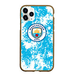 Чехол iPhone 11 Pro матовый Манчестер сити fc