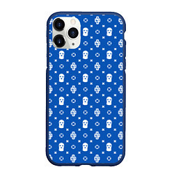 Чехол iPhone 11 Pro матовый Blue Dope Camo Dope Street Market