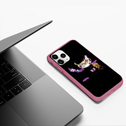Чехол iPhone 11 Pro матовый Фараон Карамель Обложка Pharaoh Candy, цвет: 3D-малиновый — фото 2